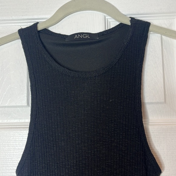 ANGL Racerback Rib Dress - Picture 2 of 5
